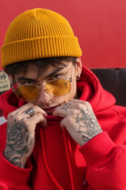 Czapka zimowa-beanie ZXC