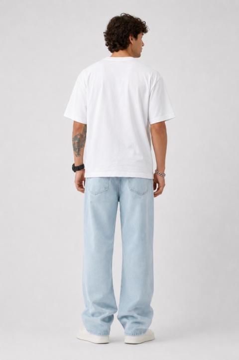 Jeansy Brend Light Blue – Regular Loose Fit