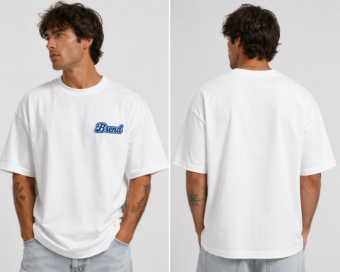 Koszulka oversize BREND-TS-OVR-WHT-01