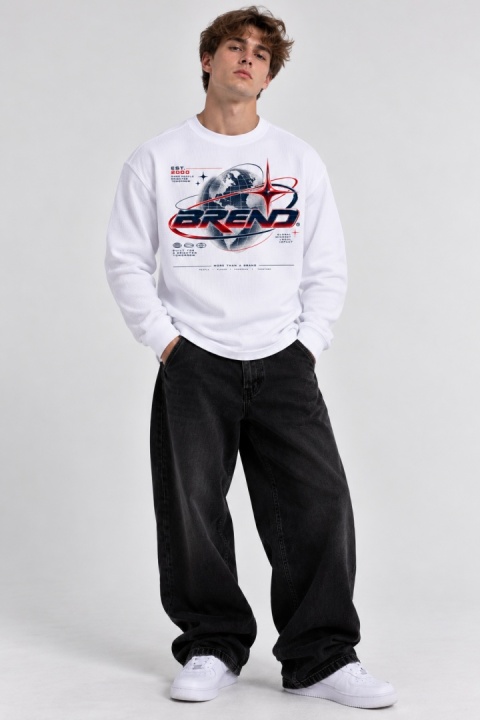 BLUZA Z DŁUGIM RĘKAWEM GLOBAL VISION CREWNECK