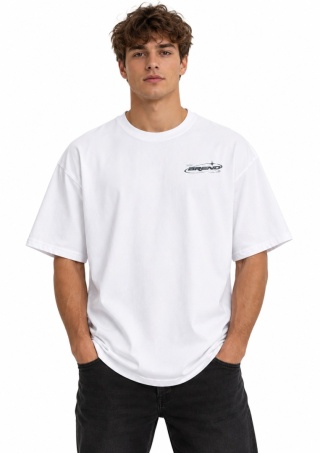 KOSZULKA Z DRÓTKIM REKAWEM OVERSIZE TEE SPORTY ATTITUDE. Everyday comfort. Męska modernity